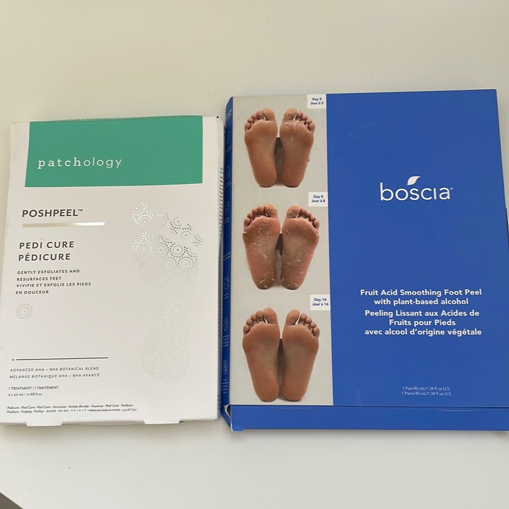Foot peel spa treatments